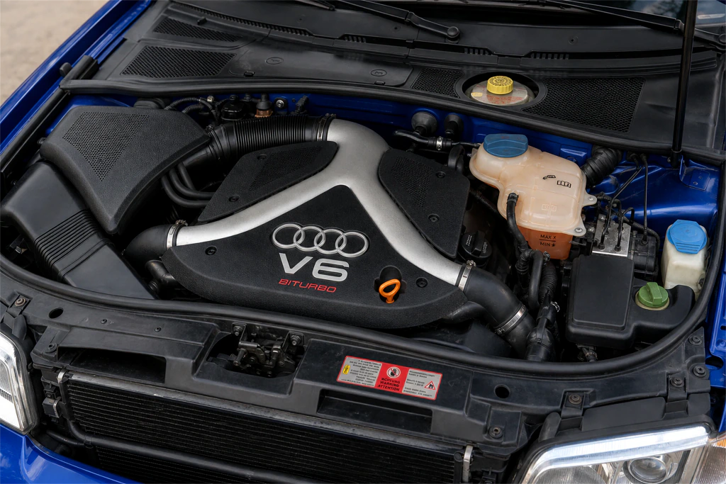 Audi B5 S4 2.7T Sedan (2000-2002 North America) Inspection Guide engine bay image