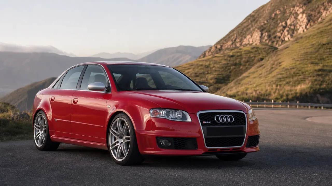 Audi RS 4 B7 sedan photographed outdoors