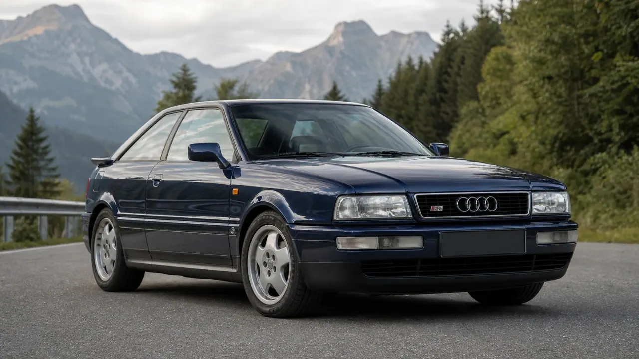 Audi S2 Coupe quattro fotografuotas lauko renginyje