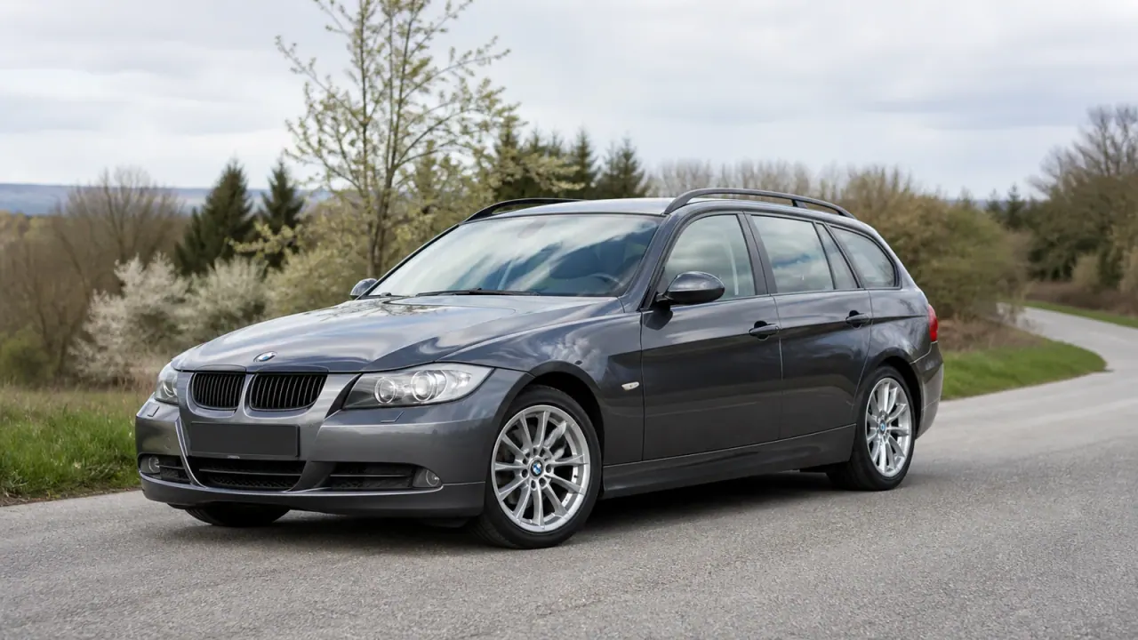 BMW 320d Touring E91 wagon photographed outdoors