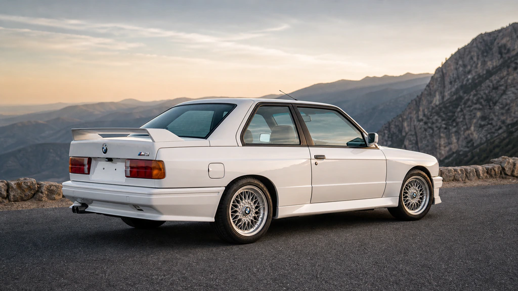 BMW E30 M3 dizaino konteksto palaikymas vizualiai