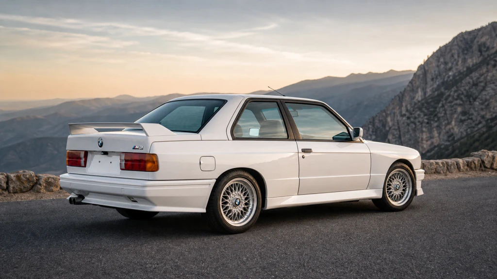 BMW E30 M3 exterior design and homologation support visual from the automotive content provider