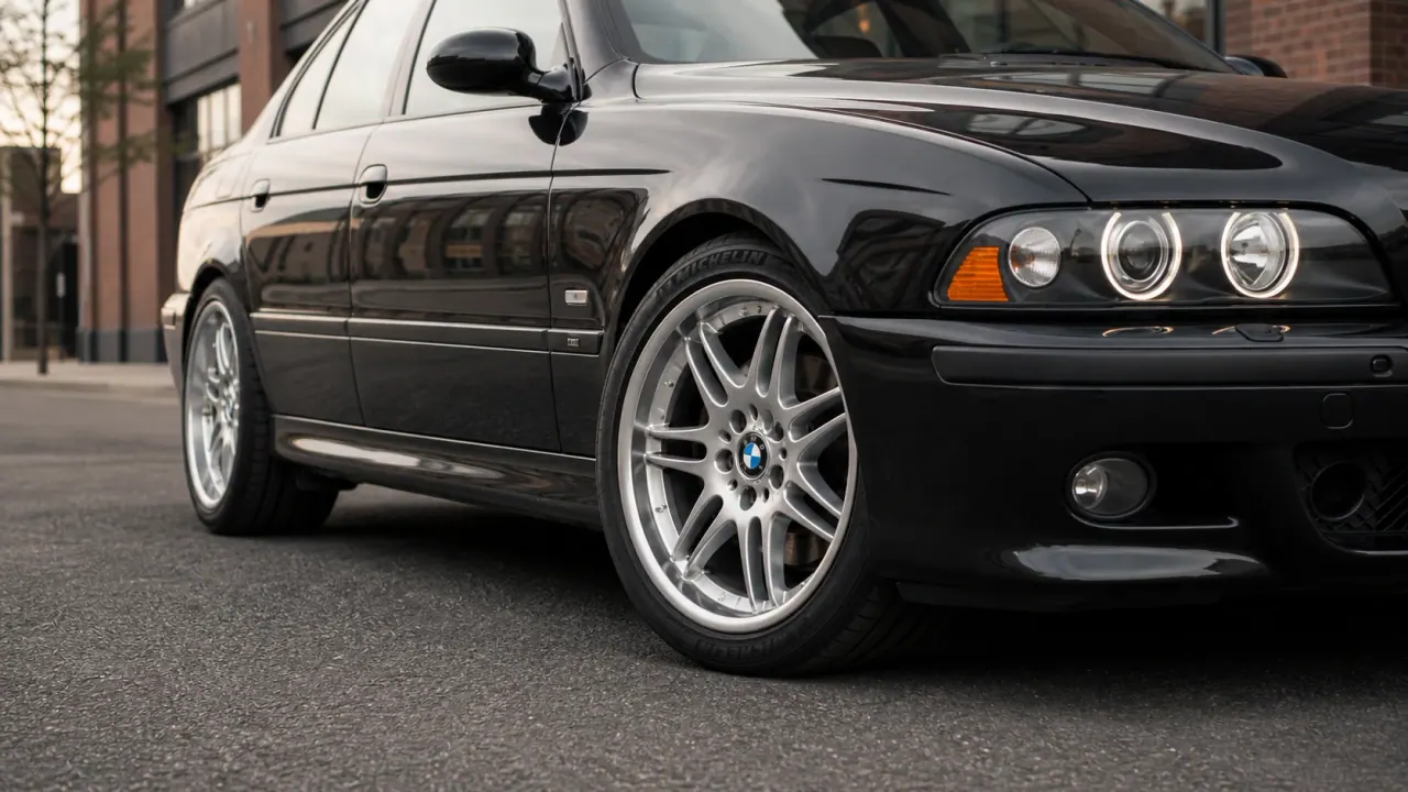 BMW E39 M5 buyer-inspection support visual from the MxTicleCars provider package