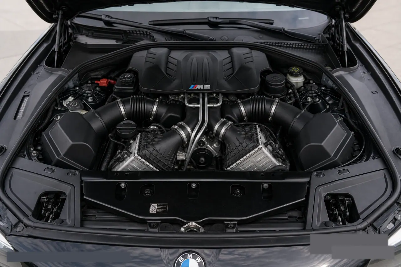 BMW F10 M5 S63TU DCT And Manual Buyer Guide engine bay image from the MxTicleCars provider package