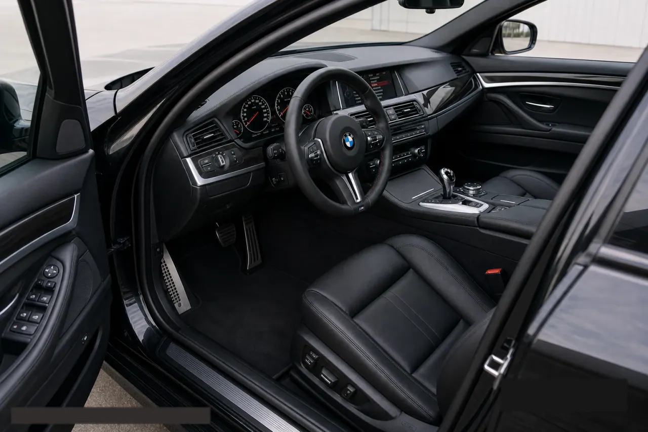 BMW F10 M5 S63TU DCT And Manual Buyer Guide interior image from the MxTicleCars provider package