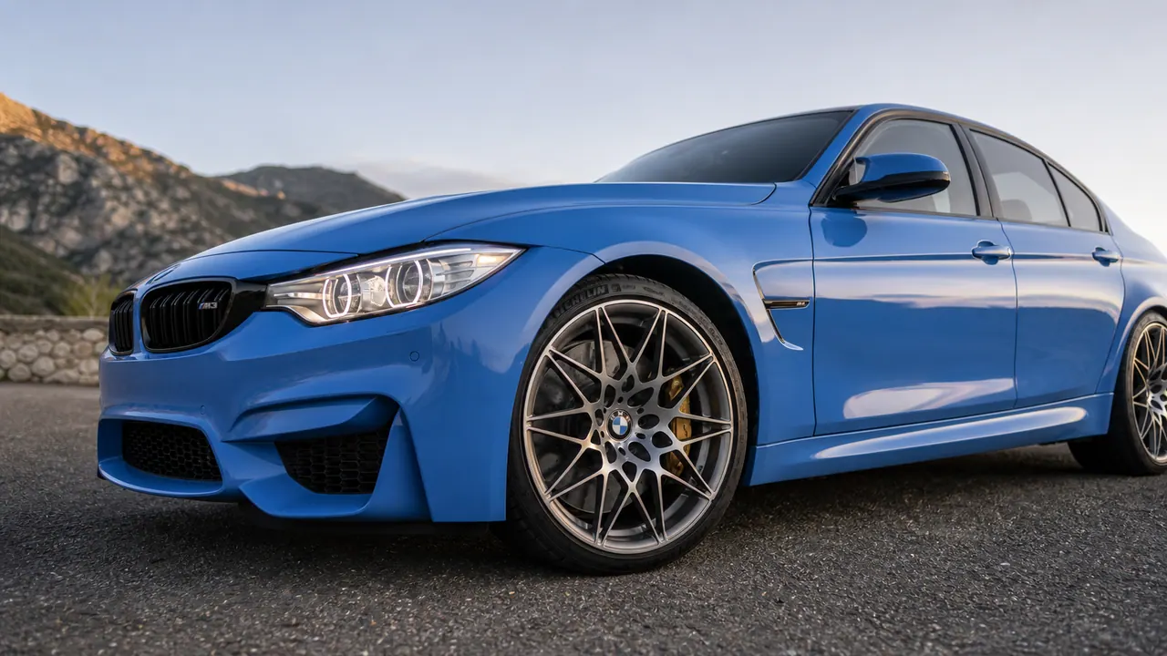 BMW F80 M3 buyer-inspection support visual from the MxTicleCars provider package