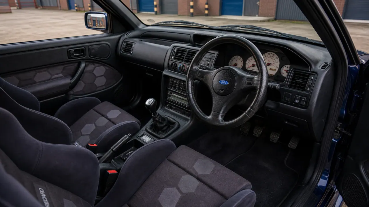 Ford Escort RS Cosworth interior image from the MxTicleCars provider package