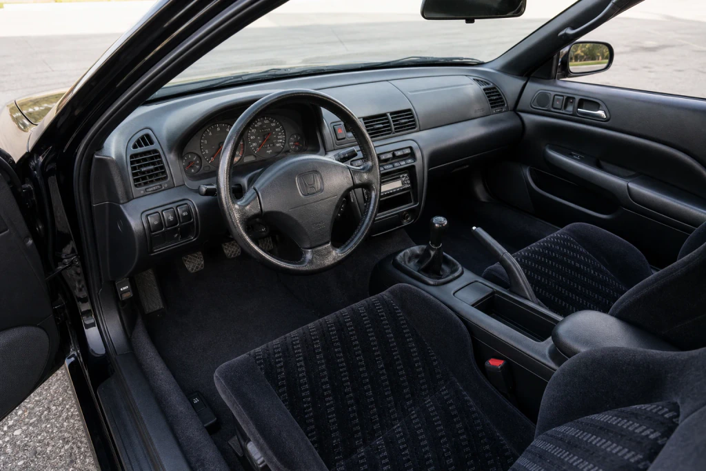 Honda Prelude late-1990s cockpit and interior visual