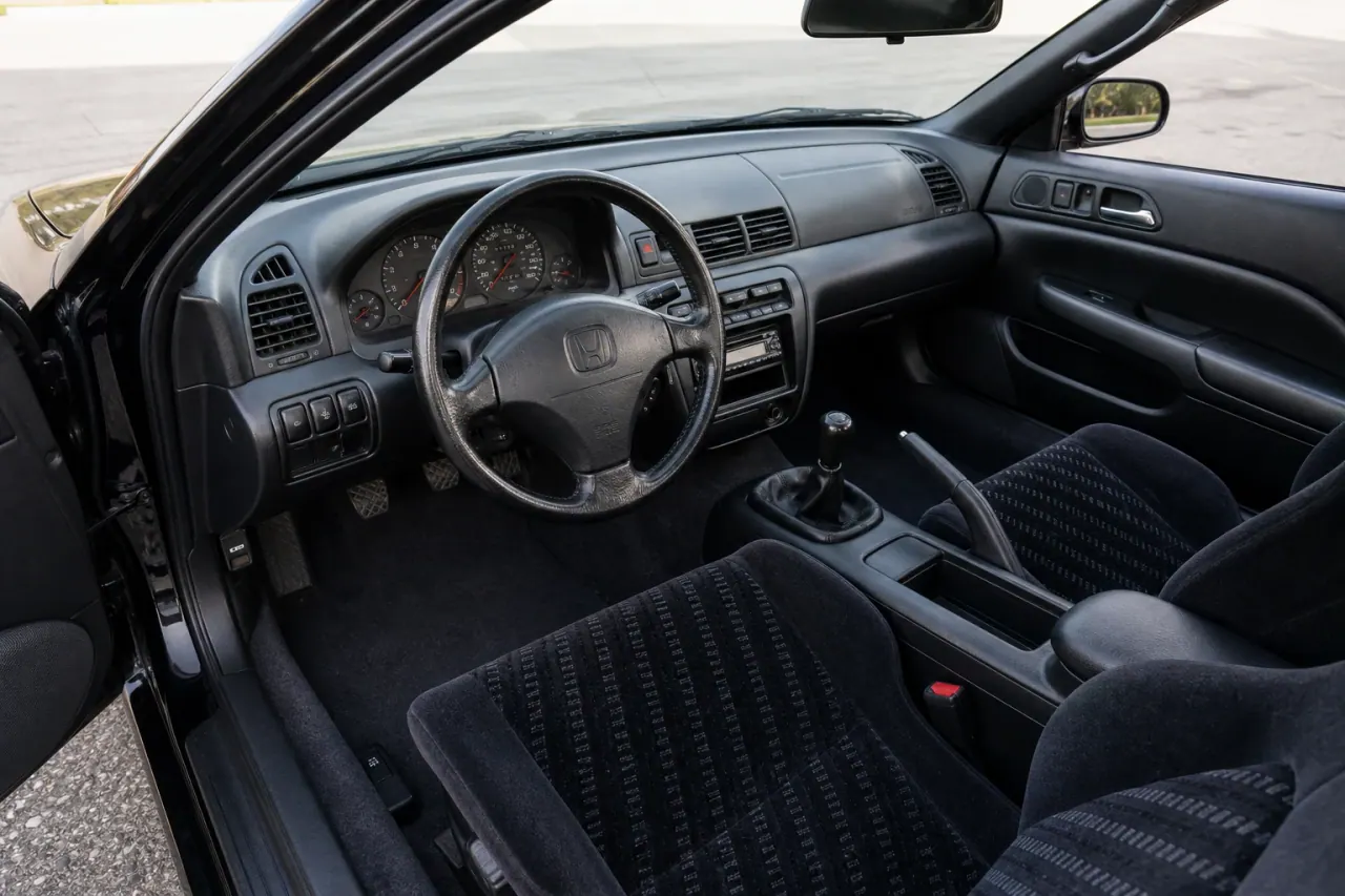 Honda Prelude late-1990s cockpit and interior visual