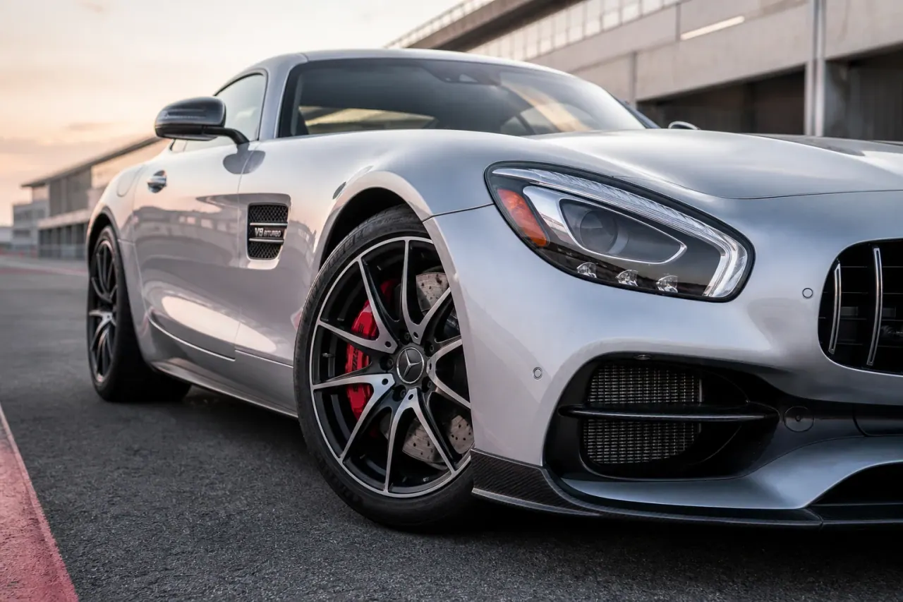 Mercedes-AMG GT S buyer-inspection support visual from the MxTicleCars provider package