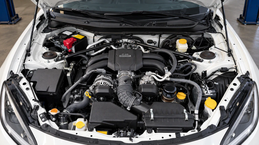 GR86 Horsepower and Torque: Rated Output Inspection Guide engine bay image