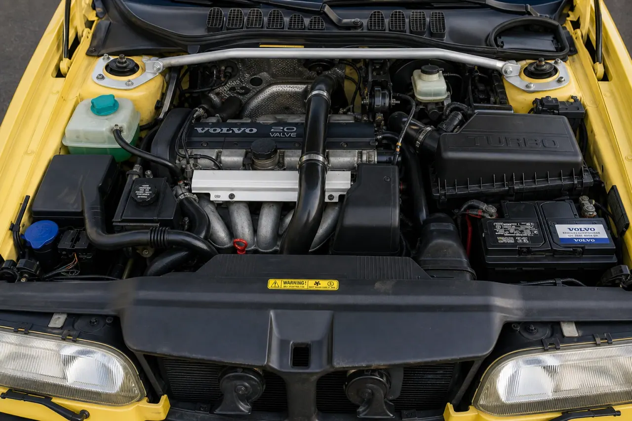 Volvo 850 T-5R/850R Inspection Guide engine bay image from the MxTicleCars provider package