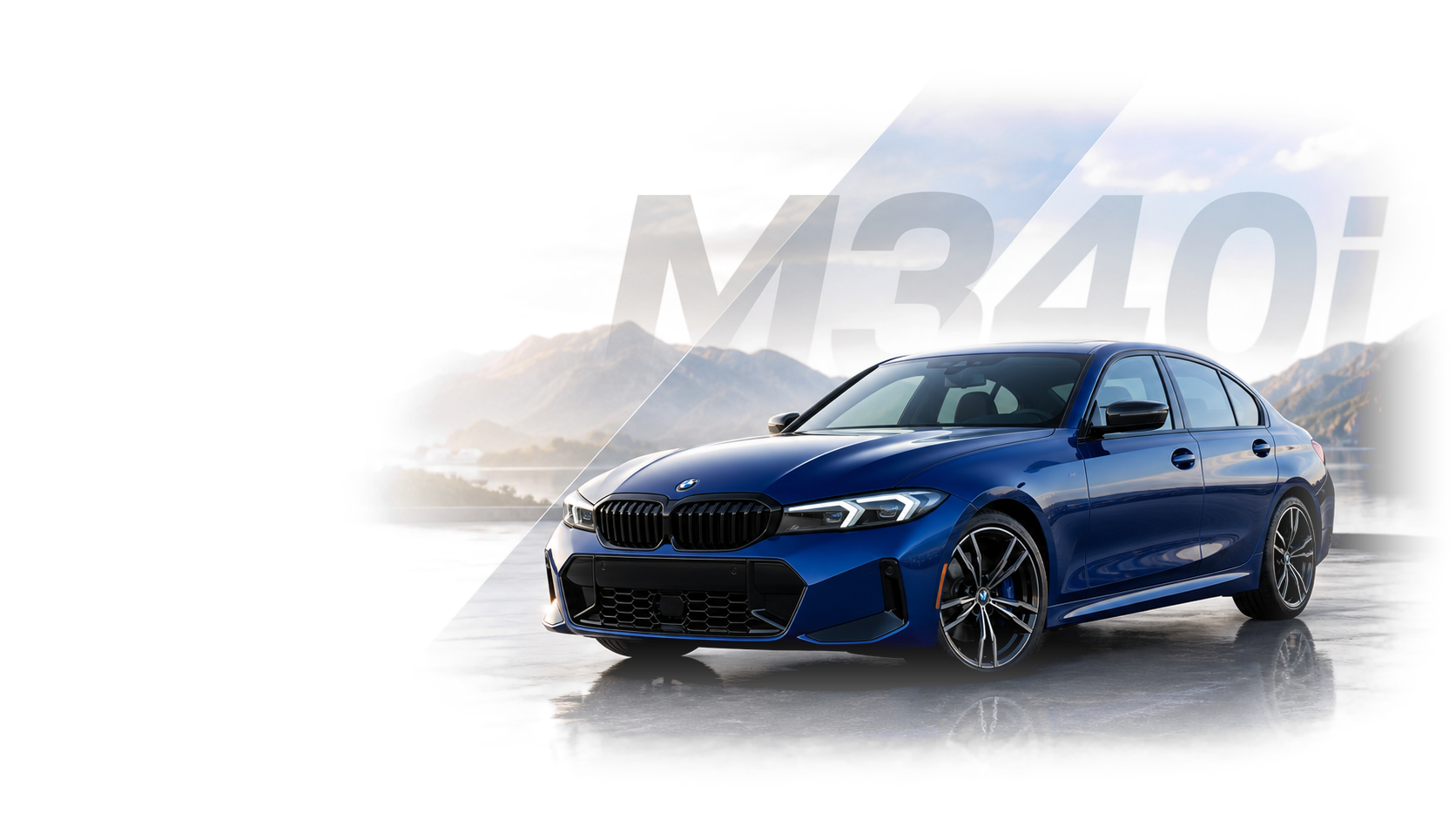 BMW M340i provider-generated article hero image with the sedan positioned for a live editorial header