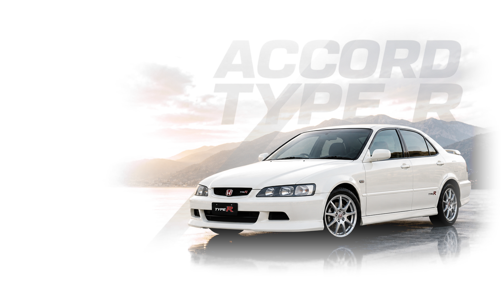 Honda Accord Type R CH1 and CL1 provider-generated article hero image with the sedan positioned for a live editorial header